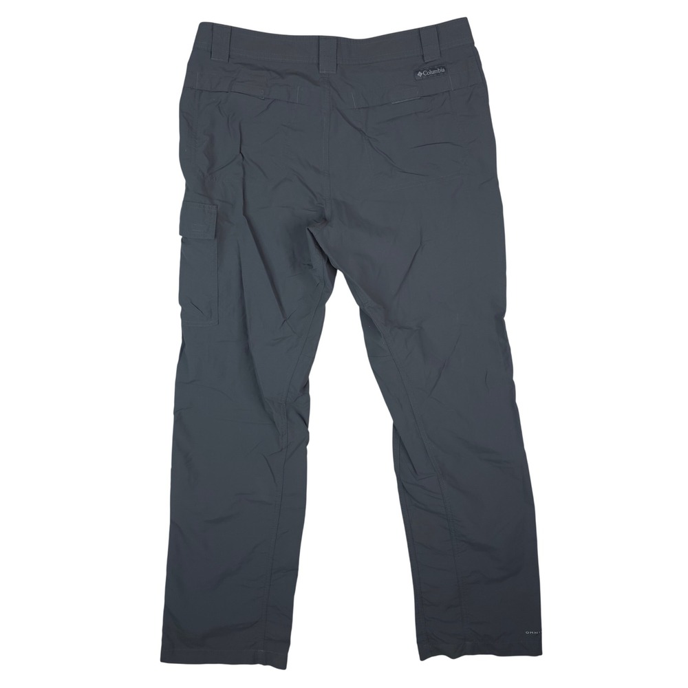 Columbia Cargo Pants Mens 34x32 Gray Omni-Shade Hiking Outdoor Nylon Gorpcore - Picture 2 of 12